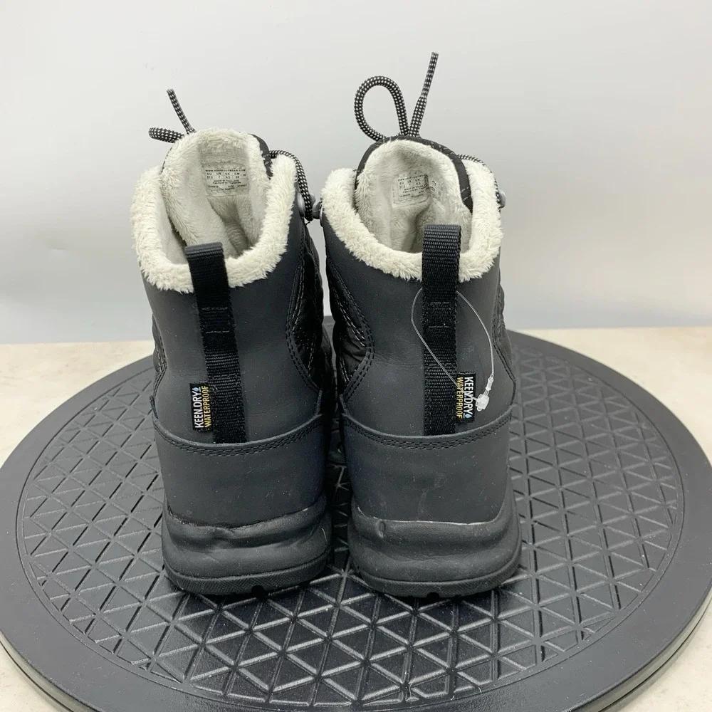 KEEN Boots Women Size 7 Shoes Terradora II Black Dry‎ Waterproof Lined Tie